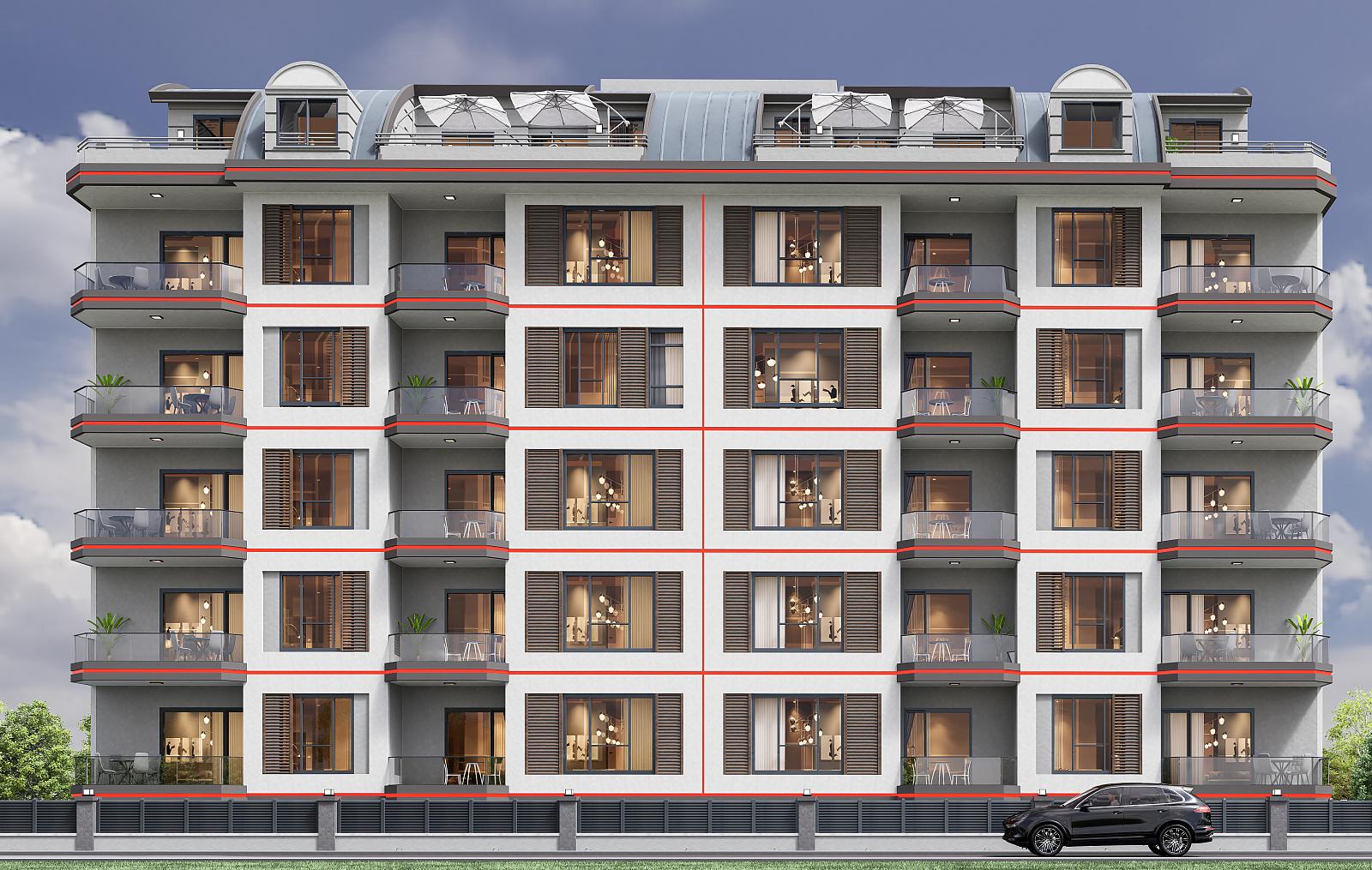 Apartments in Mahmutlar, Alanya (AYT-04083)