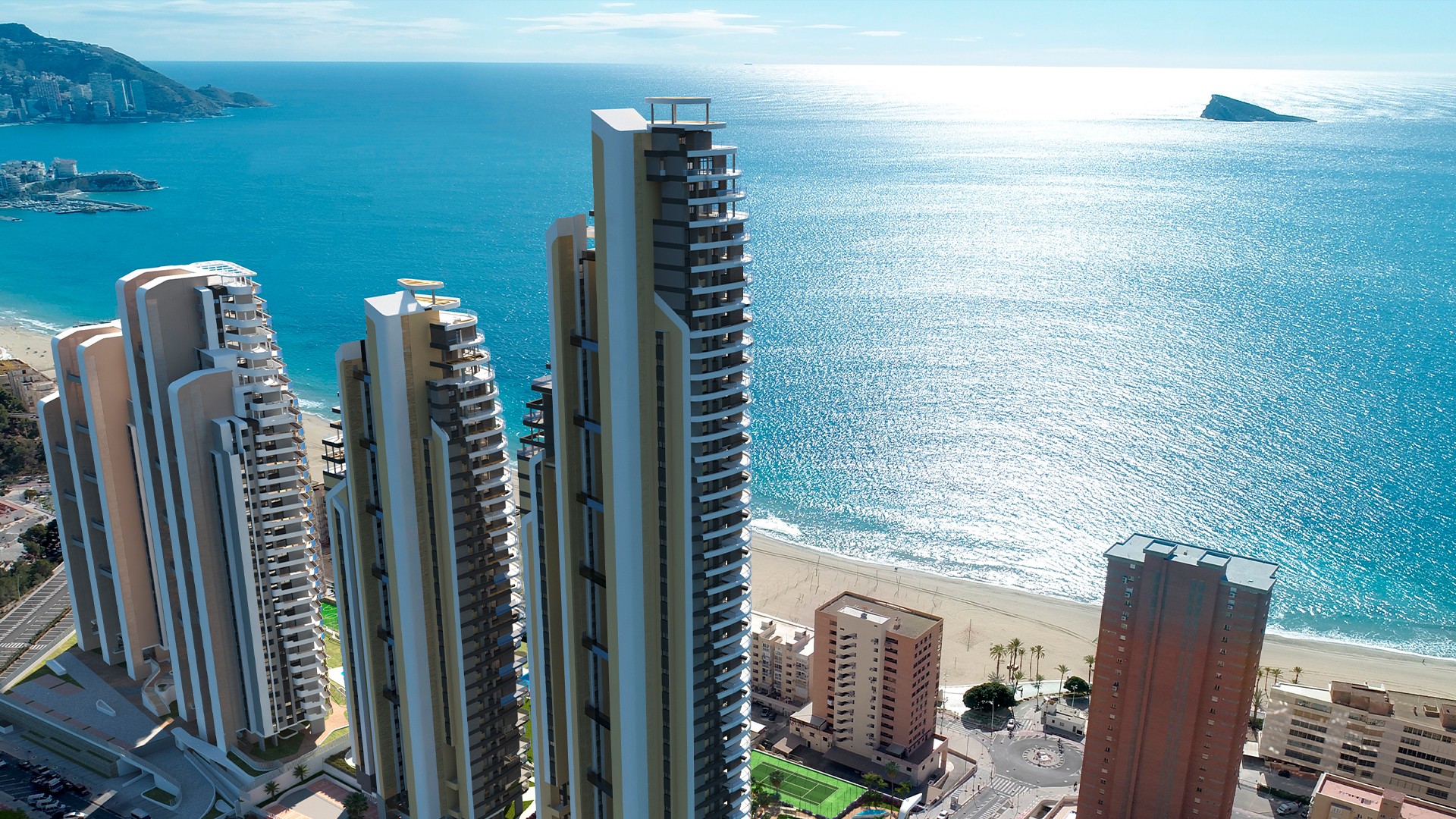 Apartments in Playa de Poniente, Benidorm (ALC-00741)